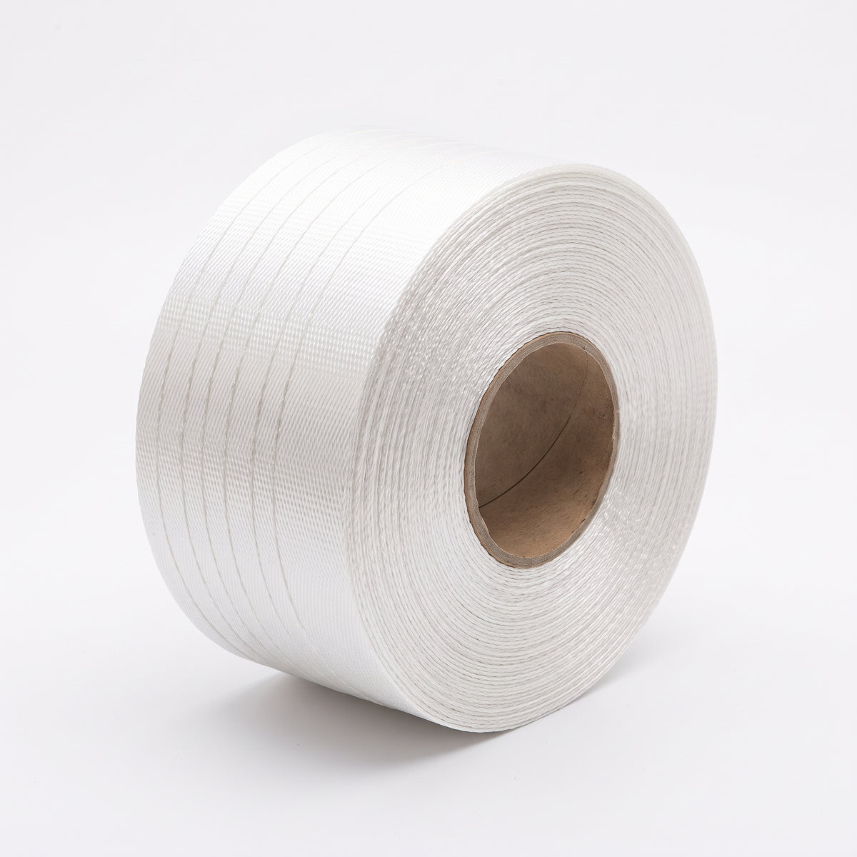 COCUS white woven polyester composite cord strapping coil 19mm x 500m