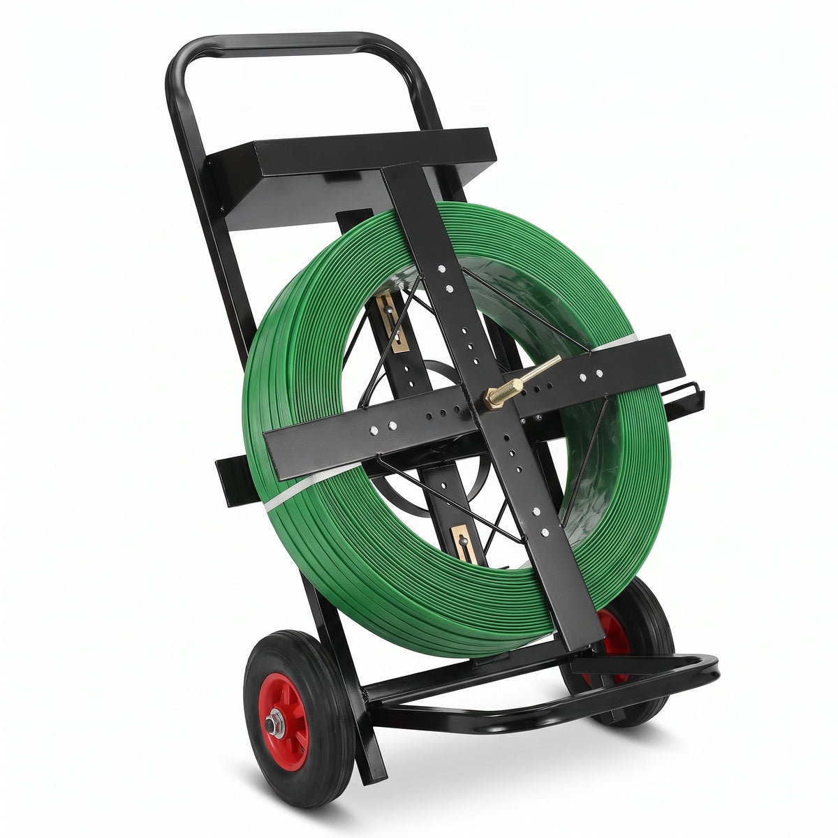 COCUS mobile strapping dispenser cart included in the kit with cart option