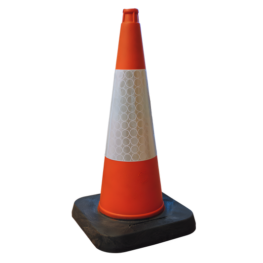Traff Tex Reflective Highway Road Traffic Cones